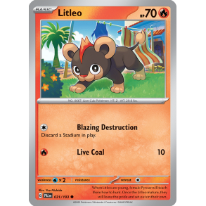 Litleo 031/193 Paldea Evolved Enkeltkort