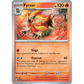 Pyroar 032/193 Paldea Evolved Enkeltkort