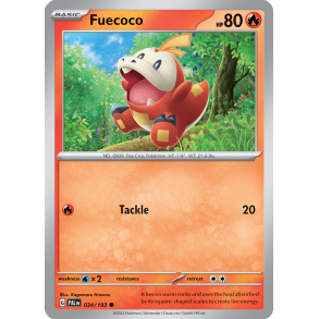 Fuecoco 034/193 Paldea Evolved Enkeltkort