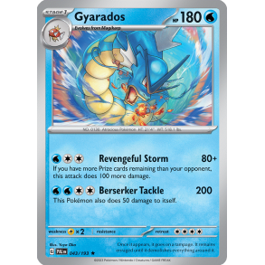Gyarados 043/193 Paldea Evolved Enkeltkort