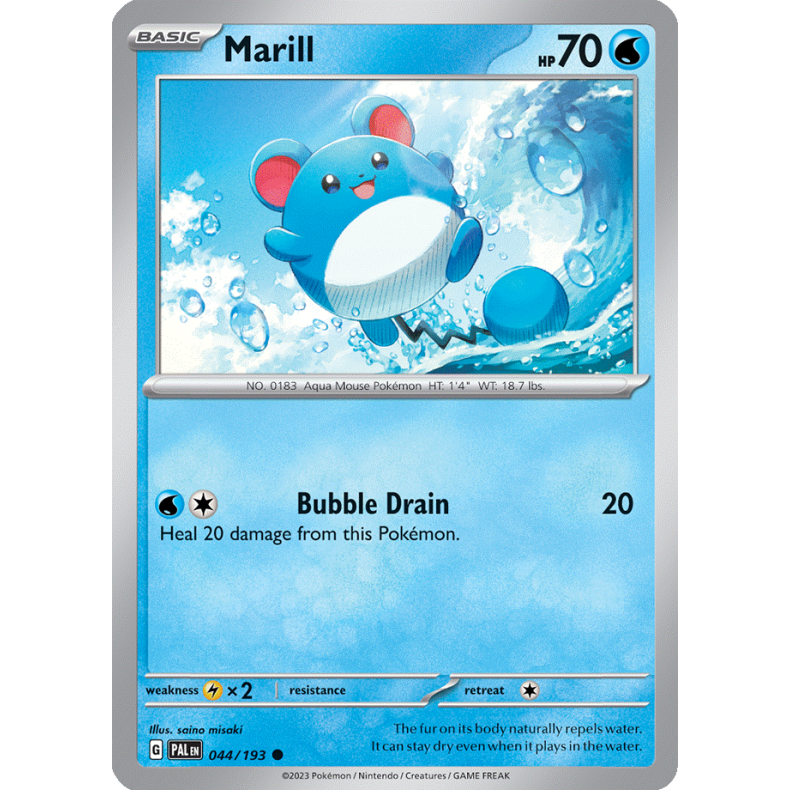 Marill 044/193 Paldea Evolved Enkeltkort