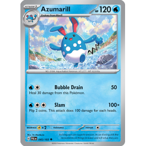 Azumarill 045/193 Paldea Evolved Enkeltkort