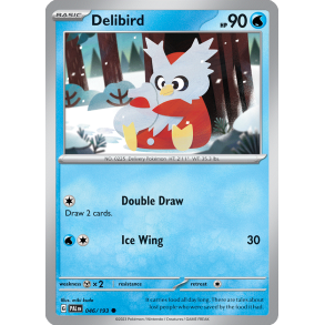 Delibird 046/193 Paldea Evolved Enkeltkort
