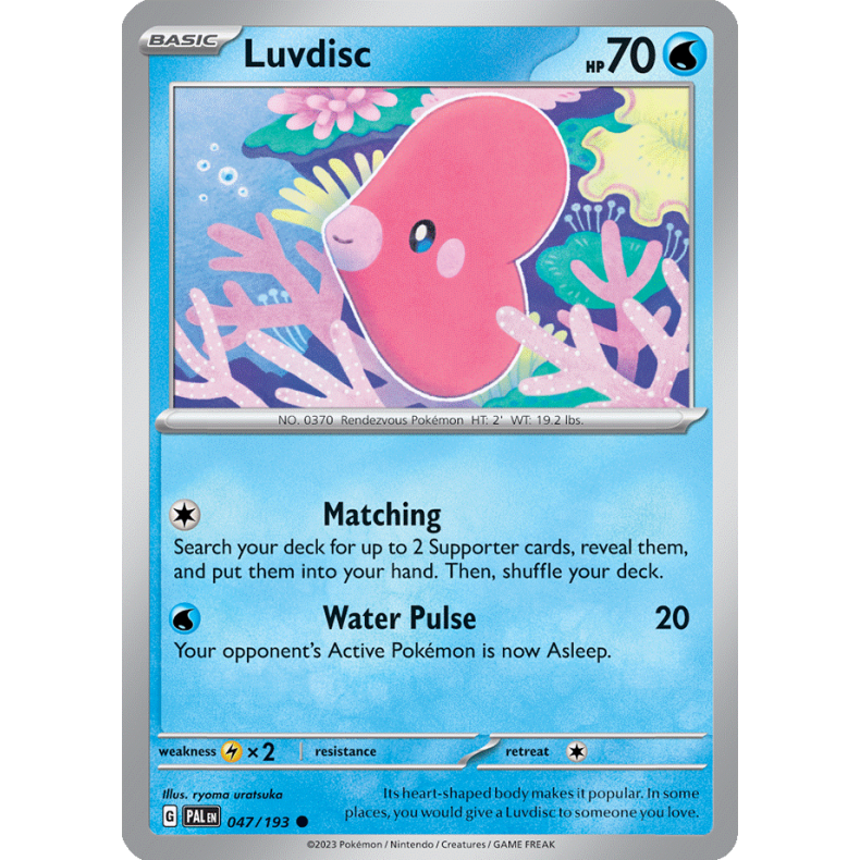 Luvdisc 047/193 Paldea Evolved Enkeltkort