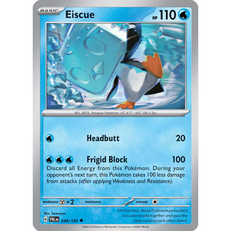 Eiscue 048/193 Paldea Evolved Enkeltkort