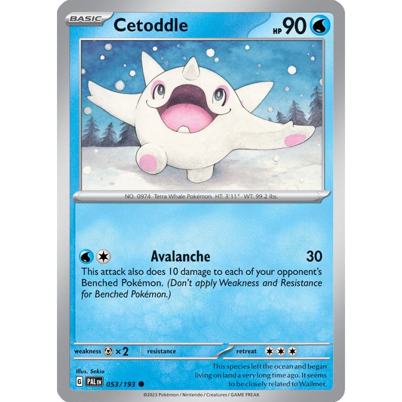 Cetoddle 053/193 Paldea Evolved Enkeltkort
