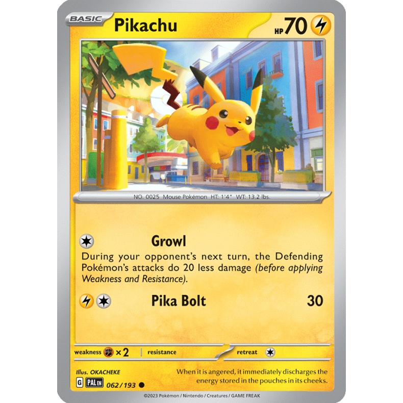 Pikachu 062/193 Paldea Evolved Enkeltkort