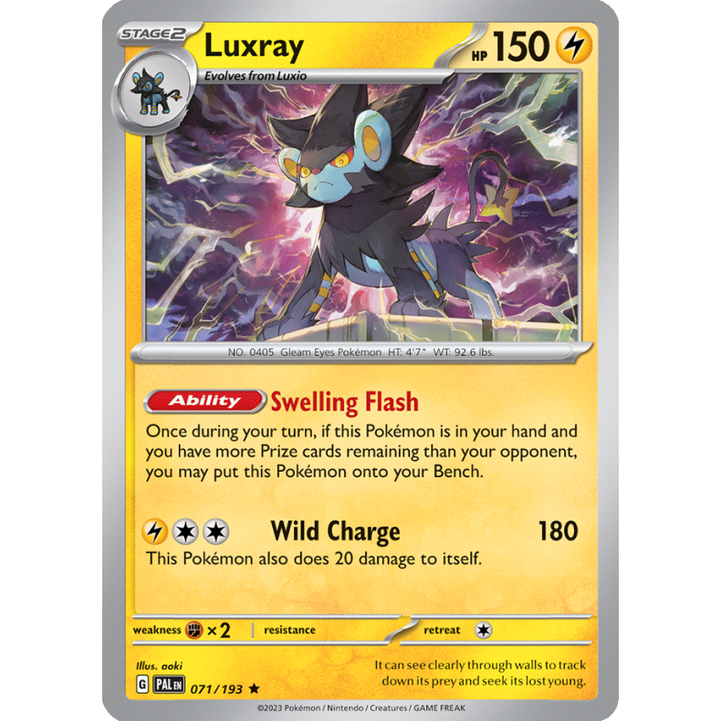 Luxray 071/193 Paldea Evolved Enkeltkort