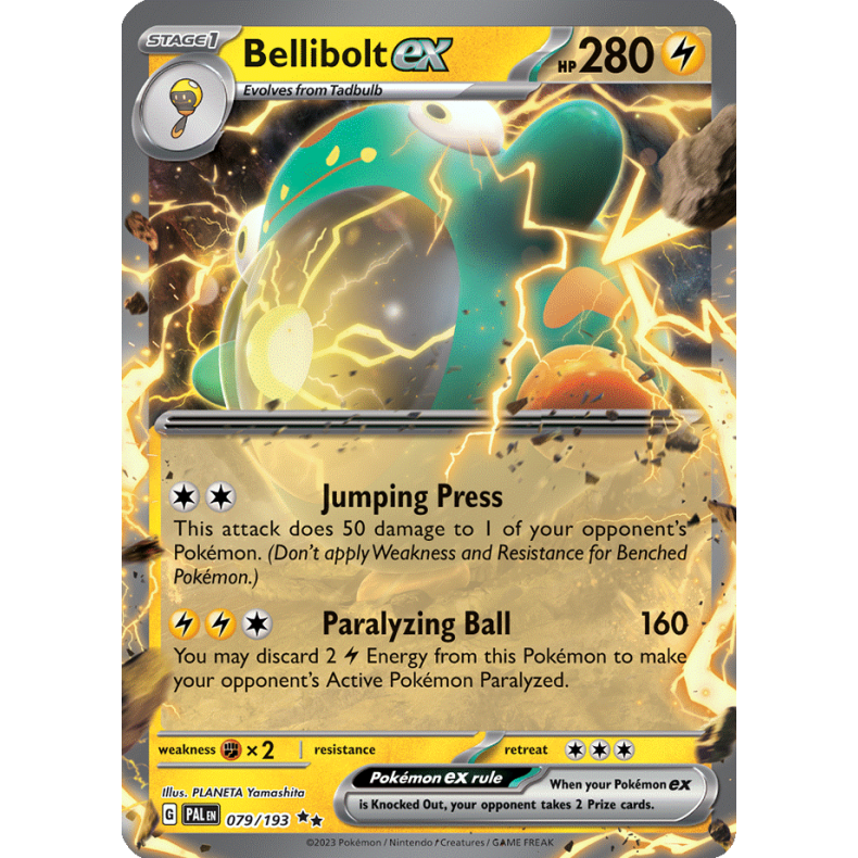 Bellibolt ex 079/193 Paldea Evolved Enkeltkort