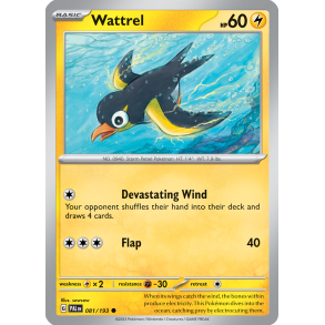 Wattrel 081/193 Paldea Evolved Enkeltkort