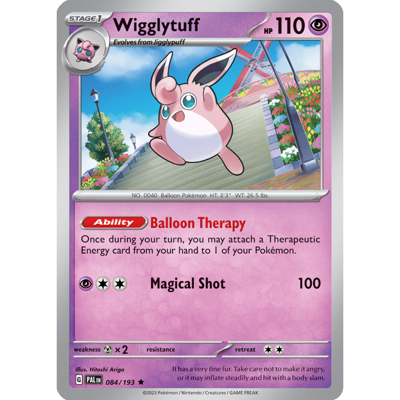 Wigglytuff 084/193Paldea Evolved Enkeltkort