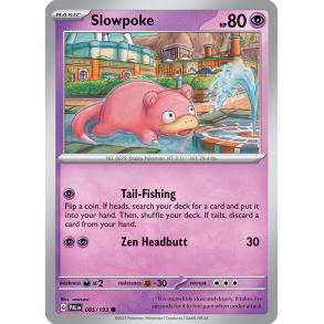 Slowpoke 085/193 Paldea Evolved Enkeltkort