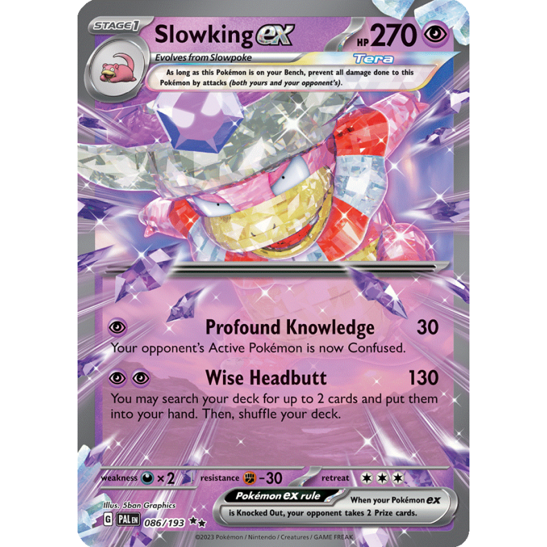 Slowking ex 086/193 Paldea Evolved Enkeltkort