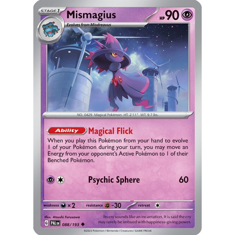 Mismagius 088/193 Paldea Evolved Enkeltkort