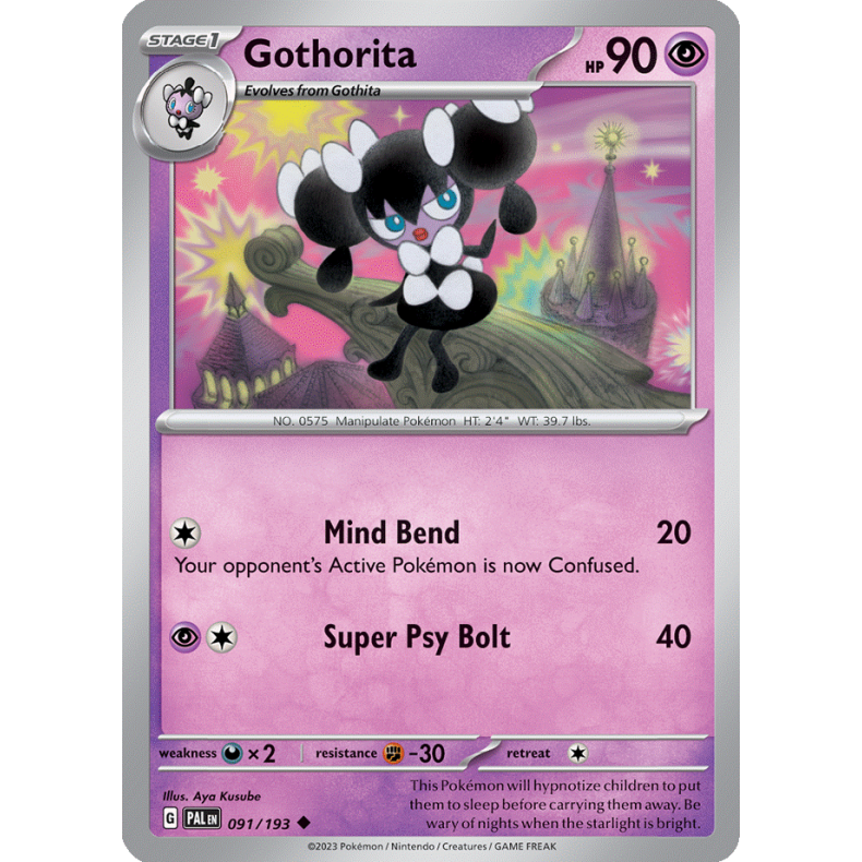 Gothorita 091/193 Paldea Evolved Enkeltkort