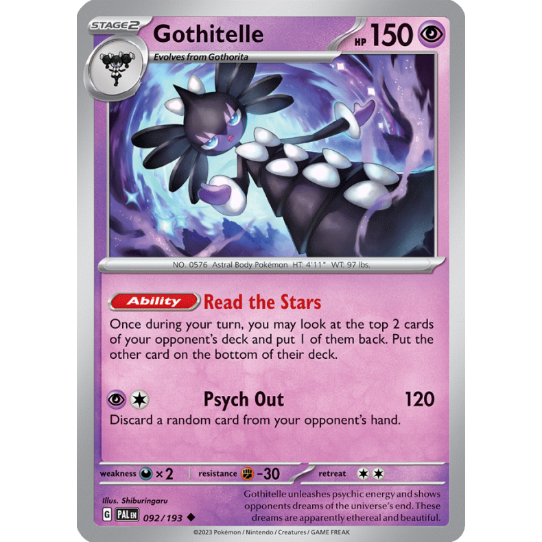 Gothitelle 092/193 Paldea Evolved Enkeltkort