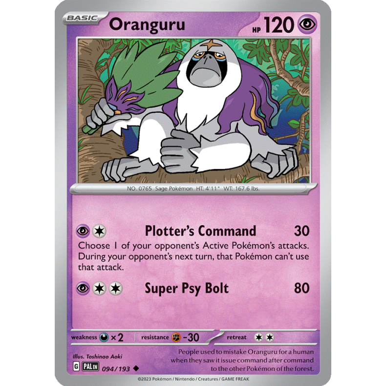 Oranguru 094/193 Paldea Evolved Enkeltkort