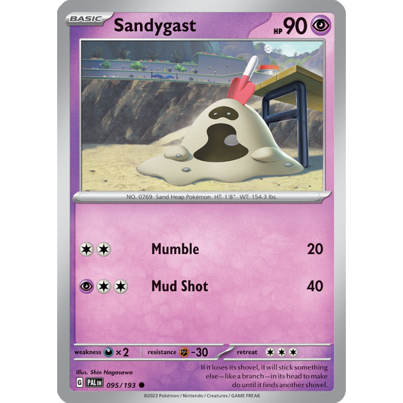 Sandygast 095/193 Paldea Evolved Enkeltkort