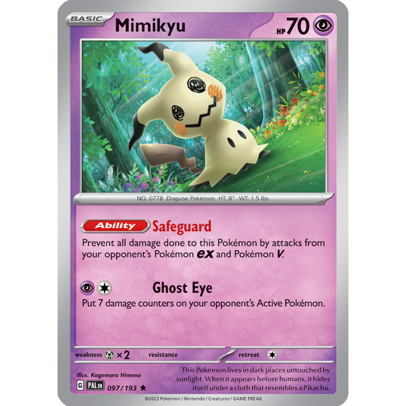 Mimikyu 097/193 Paldea Evolved Enkeltkort