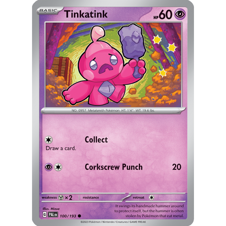 Tinkatink 100/193 Paldea Evolved Enkeltkort