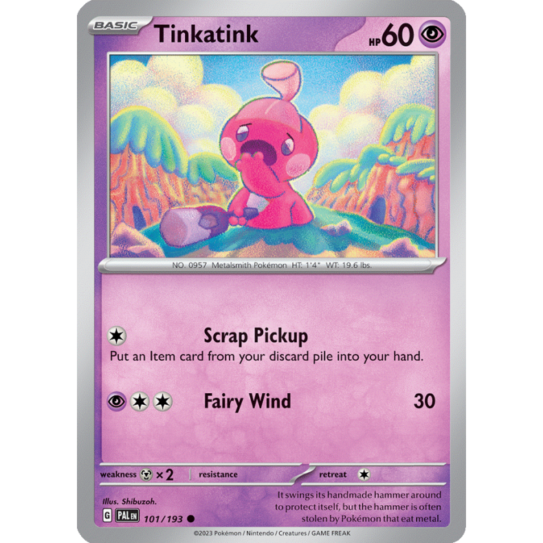 Tinkatink 101/193 Paldea Evolved Enkeltkort