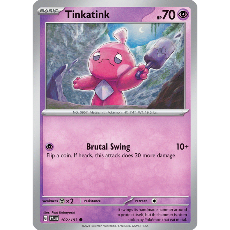 Tinkatink 102/193 Paldea Evolved Enkeltkort
