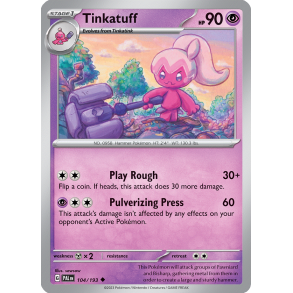 Tinkatuff 104/193 Paldea Evolved Enkeltkort