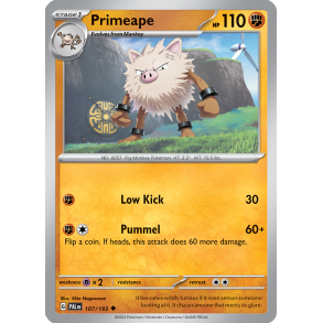 Primeape 107/193 Paldea Evolved Enkeltkort