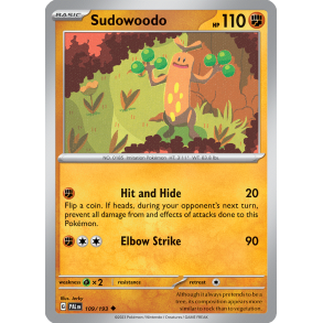 Sudowoodo 109/193 Paldea Evolved Enkeltkort