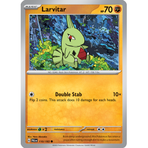 Larvitar 110/193 Paldea Evolved Enkeltkort