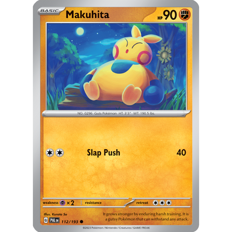Makuhita 112/193 Paldea Evolved Enkeltkort
