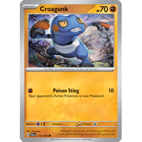 Croagunk 114/193 Paldea Evolved Enkeltkort