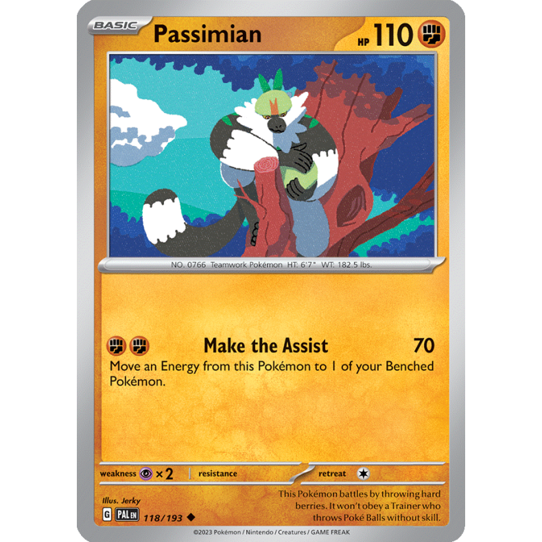 Passimian 118/193 Paldea Evolved Enkeltkort