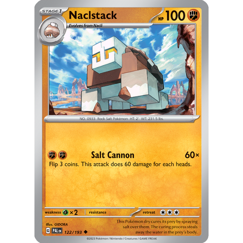 Naclstack 122/193 Paldea Evolved Enkeltkort