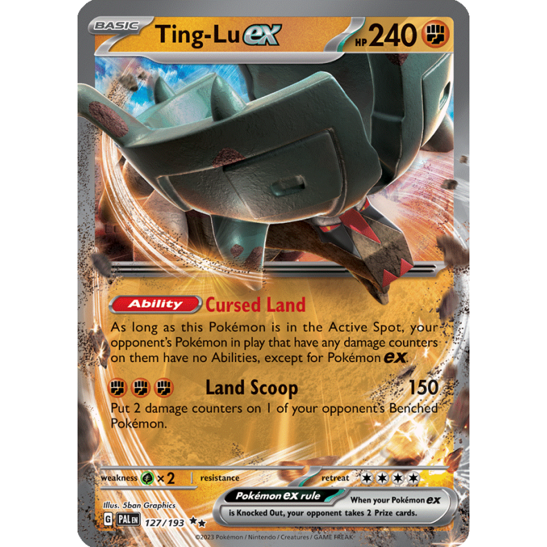 Ting-Lu ex 127/193 - Paldea Evolved Enkeltkort
