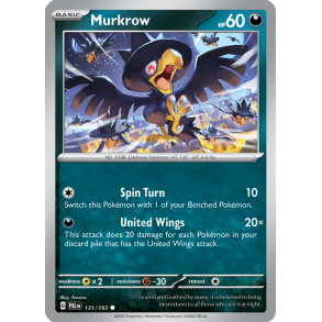Murkrow 131/193 - Paldea Evolved Enkeltkort