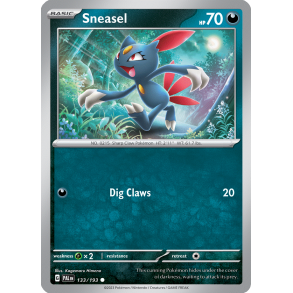Sneasel 133/193 - Paldea Evolved Enkeltkort