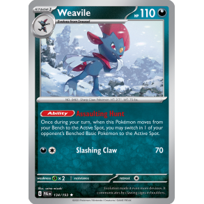 Weavile 134/193 - Paldea Evolved Enkeltkort