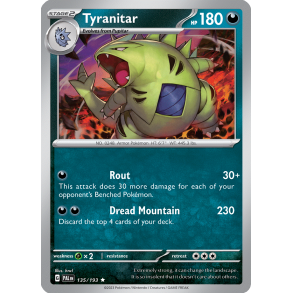 Tyranitar 135/193 - Paldea Evolved Enkeltkort