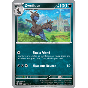 Zweilous 139/193 - Paldea Evolved Enkeltkort