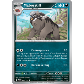 Mabosstiff 143/193 - Paldea Evolved Enkeltkort