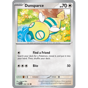 Dunsparce 156/193 - Paldea Evolved Enkeltkort