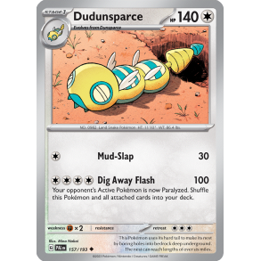 Dudunsparce 157/193 - Paldea Evolved Enkeltkort
