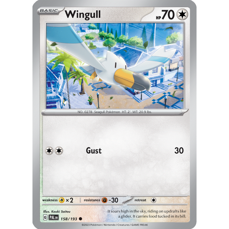 Wingull 158/193 - Paldea Evolved Enkeltkort