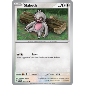 Slakoth 160/193 - Paldea Evolved Enkeltkort