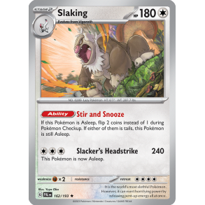 Slaking 162/193 - Paldea Evolved Enkeltkort