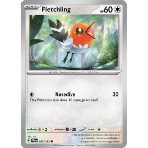 Fletchling 163/193 - Paldea Evolved Enkeltkort