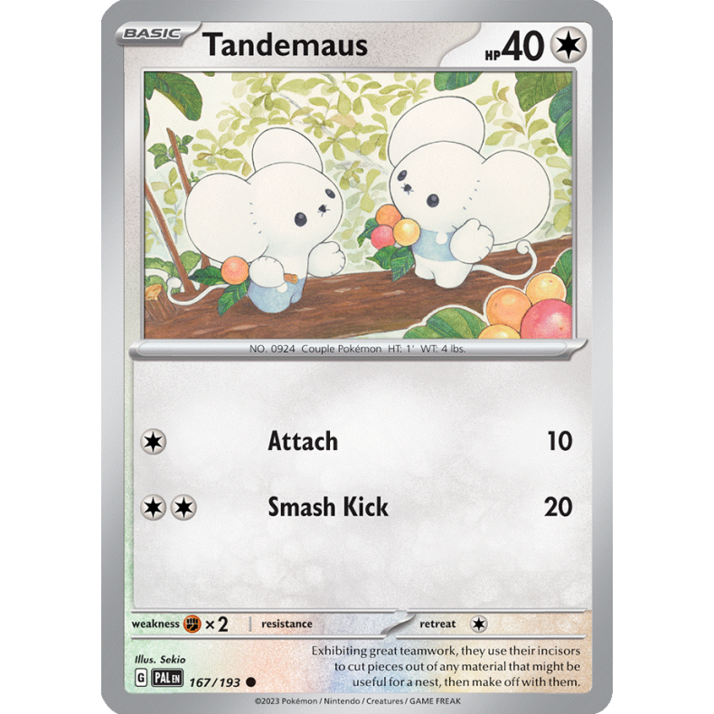 Tandemaus 167/193 - Paldea Evolved Enkeltkort