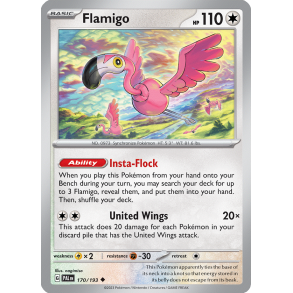 Flamigo 170/193 - Paldea Evolved Enkeltkort