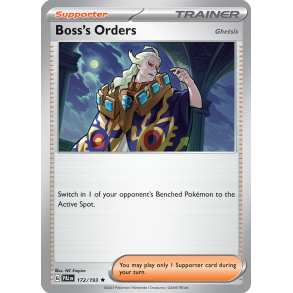 Bosss Orders (Ghetsis) 172/193 - Paldea Evolved Enkeltkort